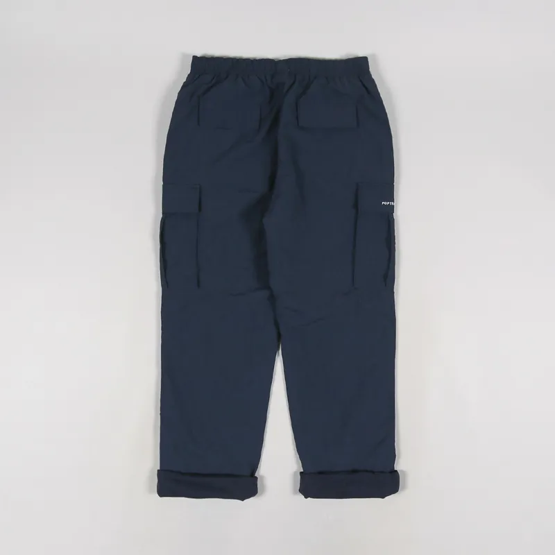 Pop Trading Company Cargo Track Pants Navy-1