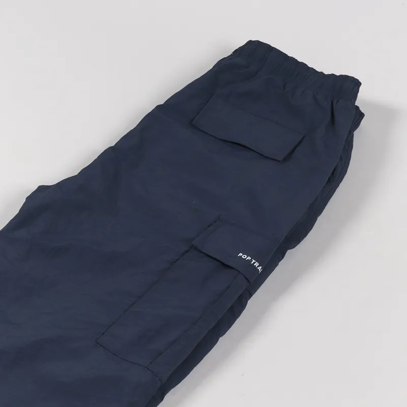 Pop Trading Company Cargo Track Pants Navy-4