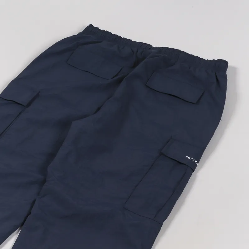 Pop Trading Company Cargo Track Pants Navy-6