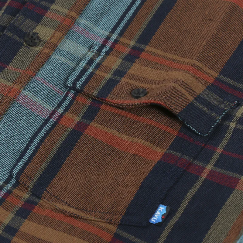 Kavu Carrick Bend Shirt Ocean Depth-4