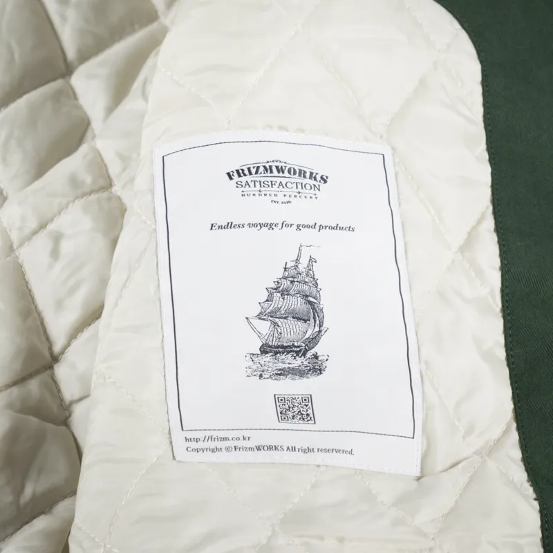 FrizmWORKS Cavalry Varsity Jacket Green-7