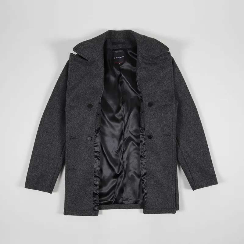 Armor Lux Caban Kermor Coat Chine Grey-1