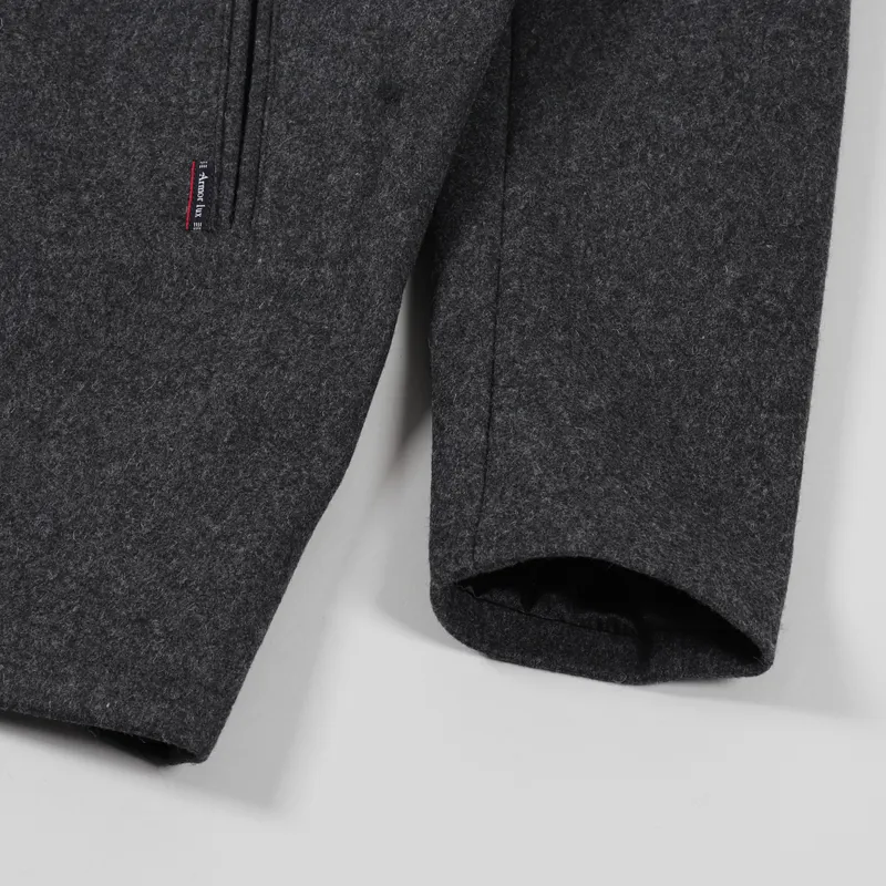 Armor Lux Caban Kermor Coat Chine Grey-8