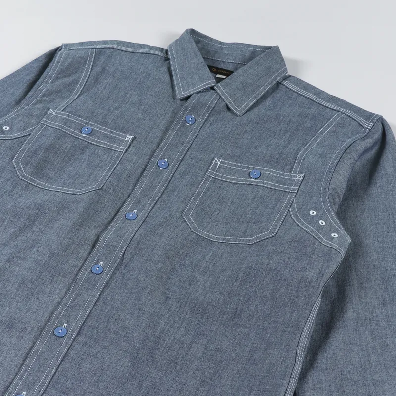 BLACKBIRD - Chambray Work Shirt ブラックバード