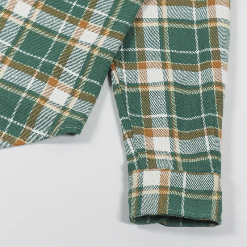 Edmmond Studios Check Block Shirt Green-6