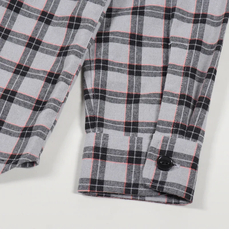 Edwin Wilson Zip Through Shirt Silver-2