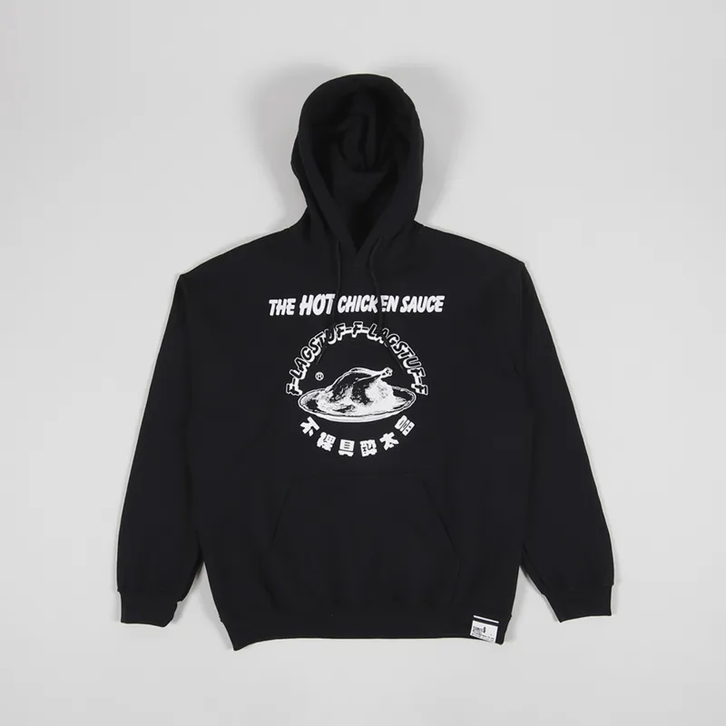 Flagstuff Chicken Hoodie Black