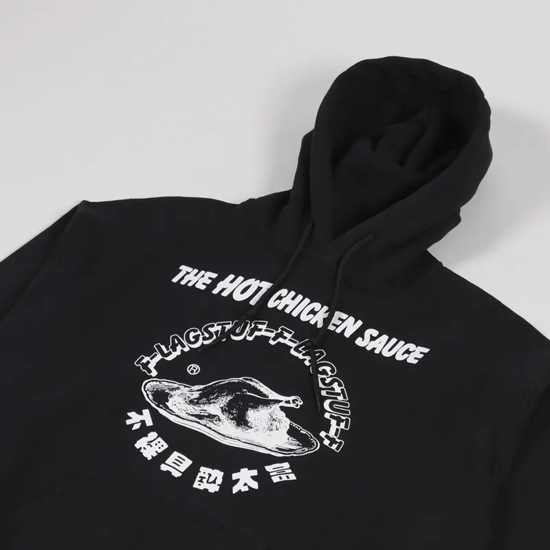 Flagstuff Chicken Hoodie Black-2