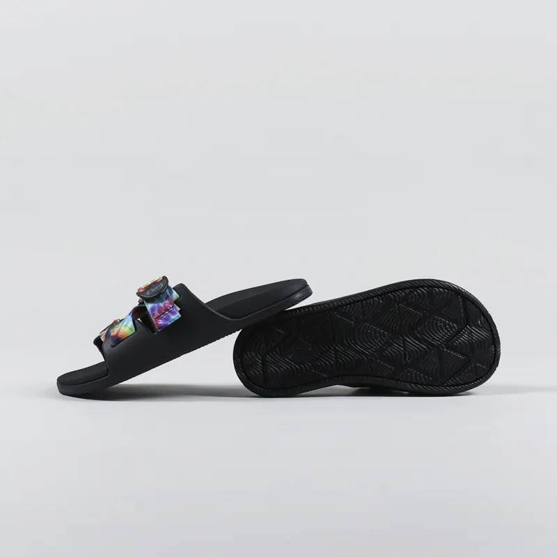 Chaco Chillos Slide Sandals Dark Tie Dye-5