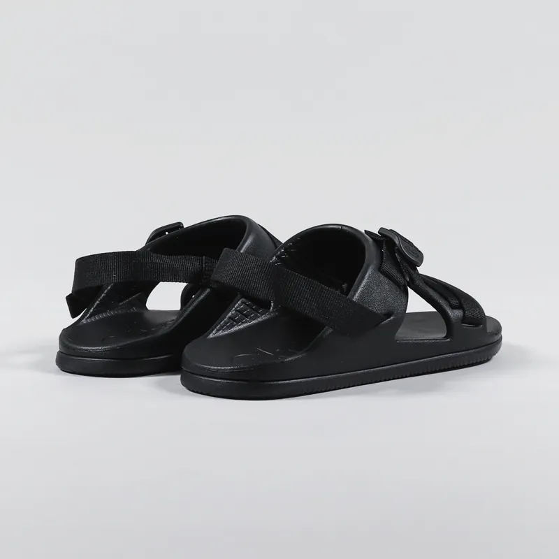 Chaco black leather sandals on sale