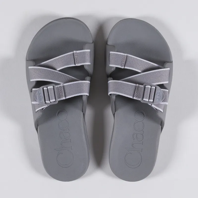 Chaco Chillos Slide Sandals Outskirt Grey-1