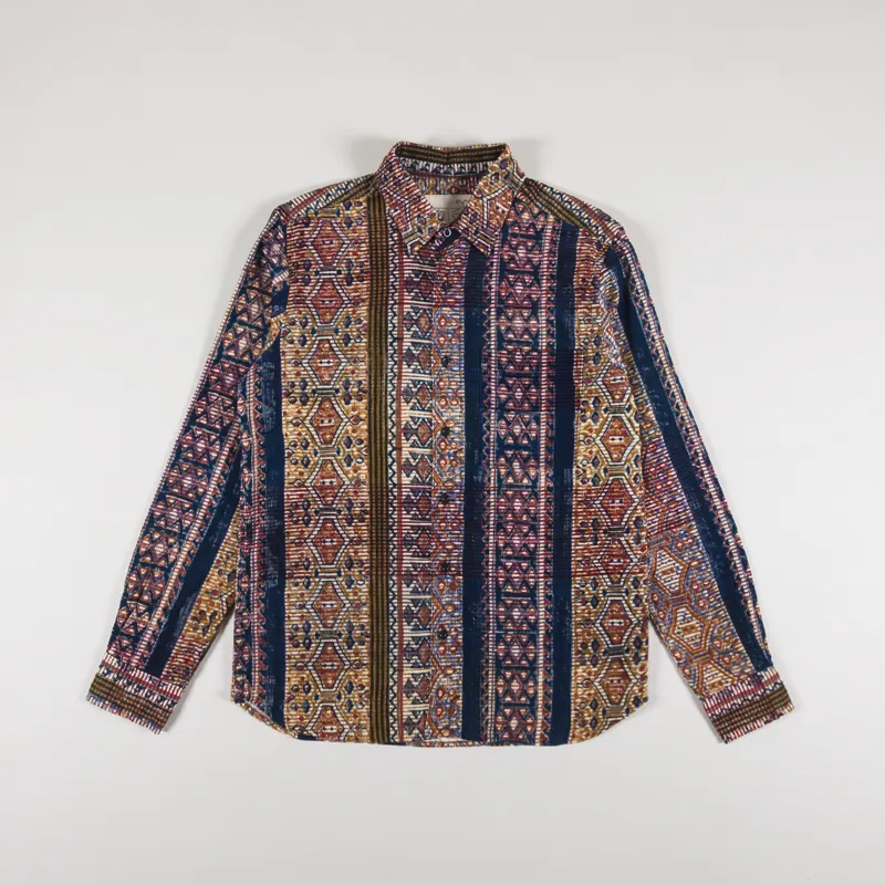 Kardo Chintan Long Sleeve Shirt Red