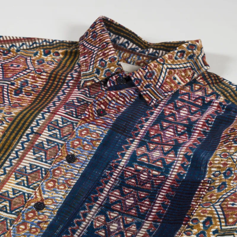 Kardo Chintan Long Sleeve Shirt Red-4