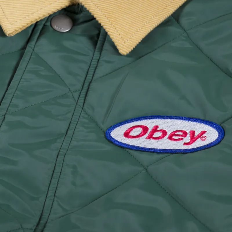 Obey Chisel Jacket Dark Cedar-8