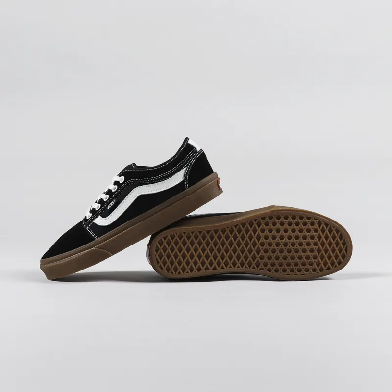 Vans Chukka Low Sidestripe Shoes Black Gum-1