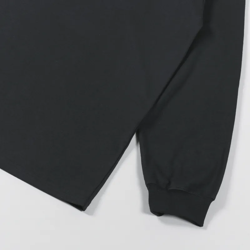 Manastash Chillimesh Long Sleeve Geometric Logo T Shirt Black-4