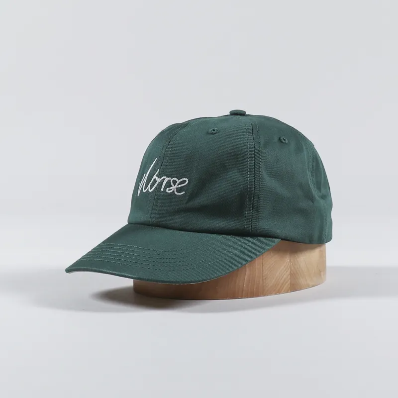 Norse Projects Chainstitch Logo Twill Cap Dartmouth Green