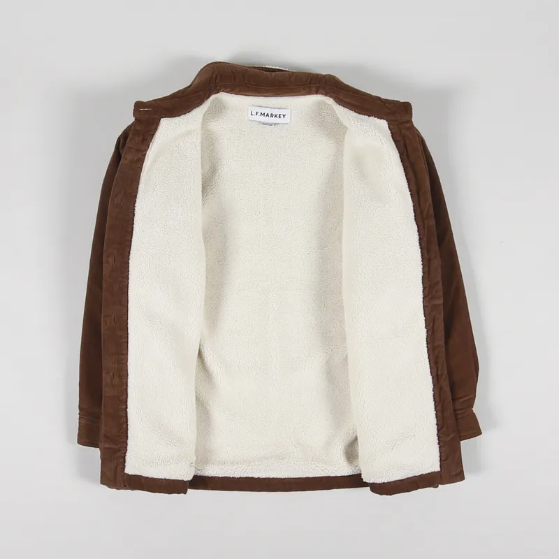 L.F.Markey Womens Chore Coat Corduroy Chocolate-4