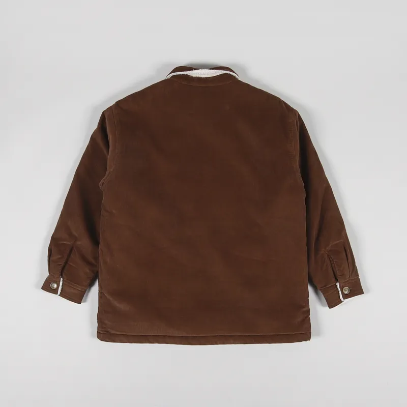 L.F.Markey Womens Chore Coat Corduroy Chocolate-5