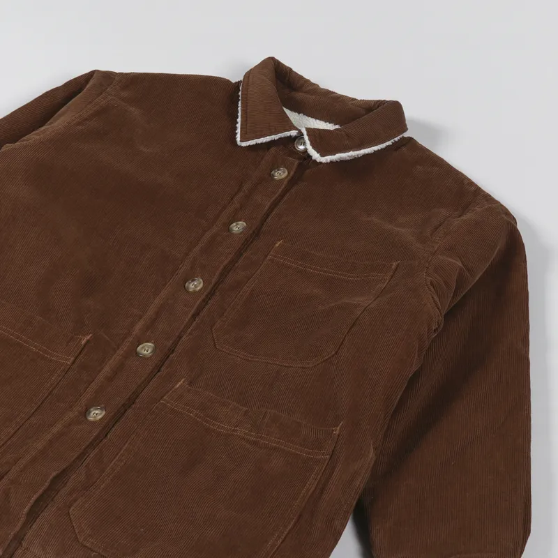 L.F.Markey Womens Chore Coat Corduroy Chocolate-6