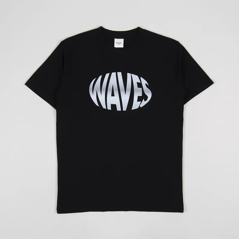ENFOLD DECORATIVE WAVE T－SHIRT BLACK ENFOLD DECORATIVE WAVE T－SHIRT BLACK