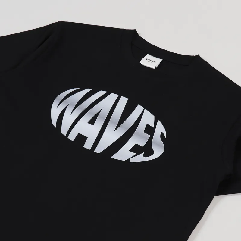 Avenue Wave Club Chrome T Shirt Black-2