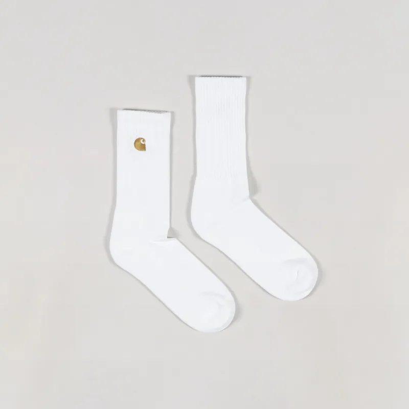 Carhartt WIP Chase Socks White Gold
