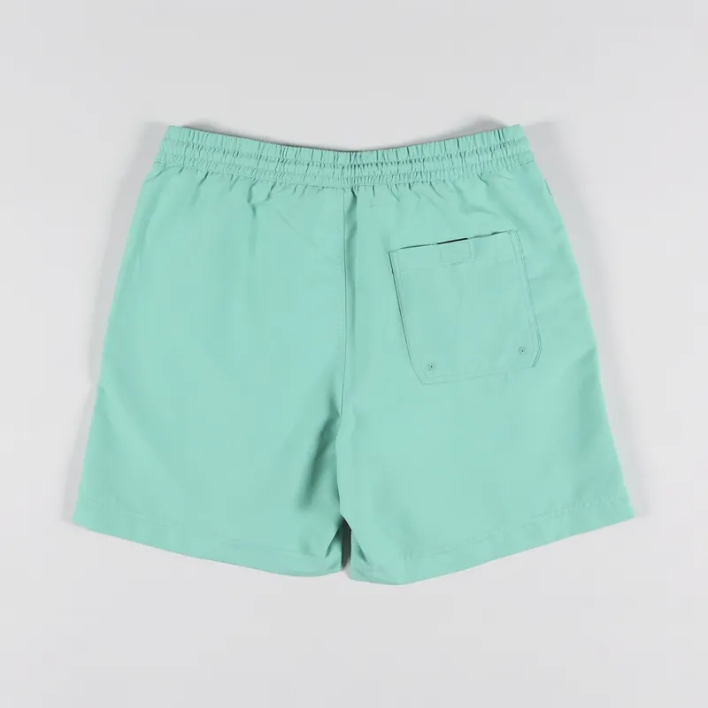 Carhartt WIP Chase Swim Trunk Aqua Green Gold-1