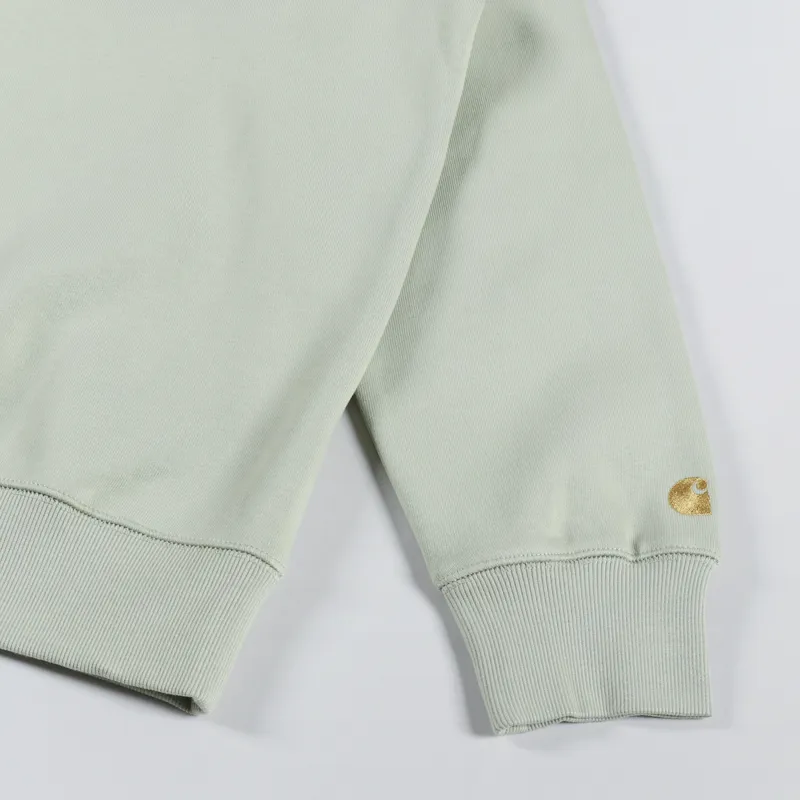 Carhartt WIP Chase Sweatshirt Agave Gold-4