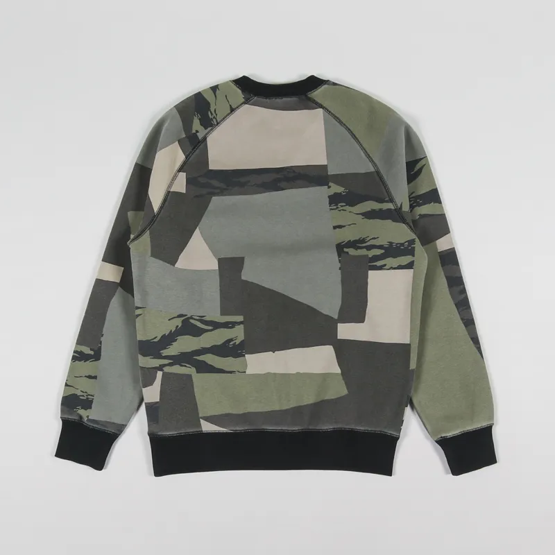 Carhartt WIP Chase Sweat Camo Mend Gold-1