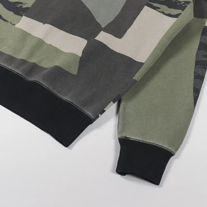 Carhartt WIP Chase Sweat Camo Mend Gold-6