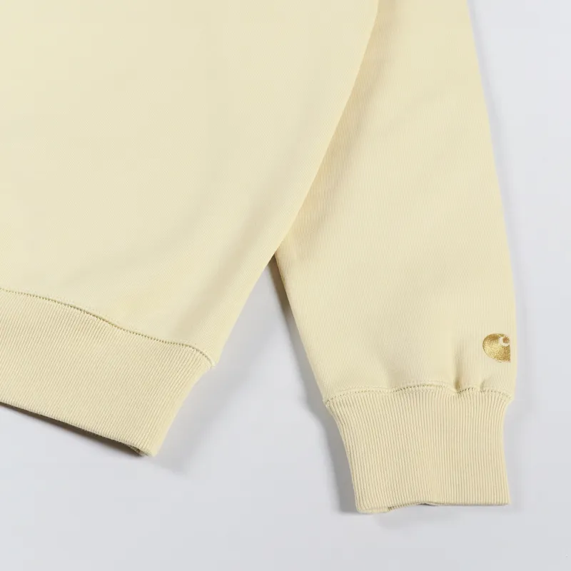 Carhartt WIP Chase Sweatshirt Citron Gold-4