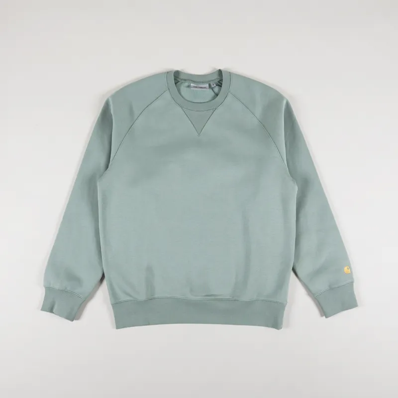 Carhartt chase discount sweatshirt green