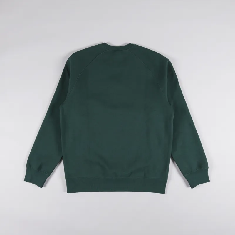 Carhartt WIP Chase Sweatshirt Discovery Green Gold-1