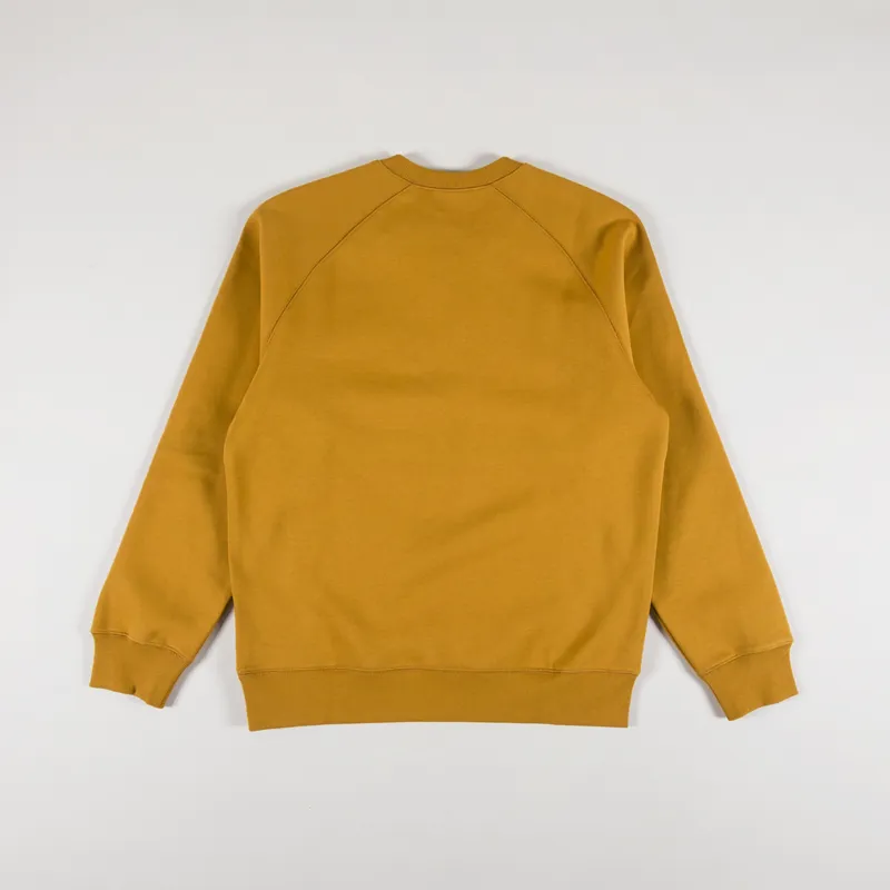Carhartt WIP Chase Sweatshirt Buckthorn Gold-4