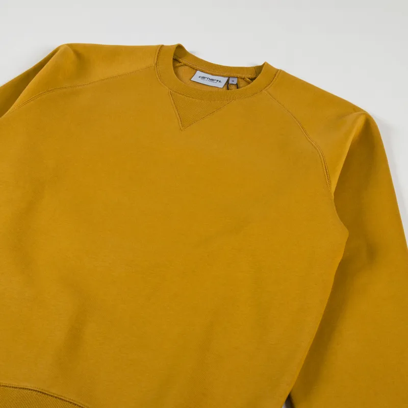 Carhartt WIP Chase Sweatshirt Buckthorn Gold-1