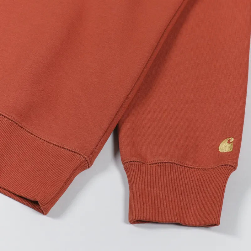 Carhartt WIP Chase Sweat Phoenix Gold-3