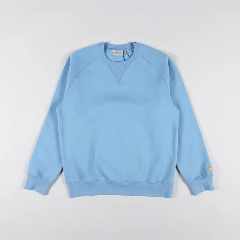 Carhartt WIP Chase Sweatshirt Piscine Gold