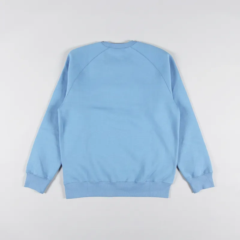 Carhartt WIP Chase Sweatshirt Piscine Gold-1