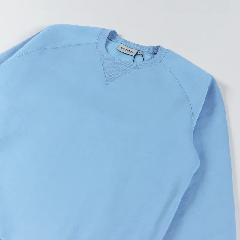 Carhartt WIP Chase Sweatshirt Piscine Gold-2