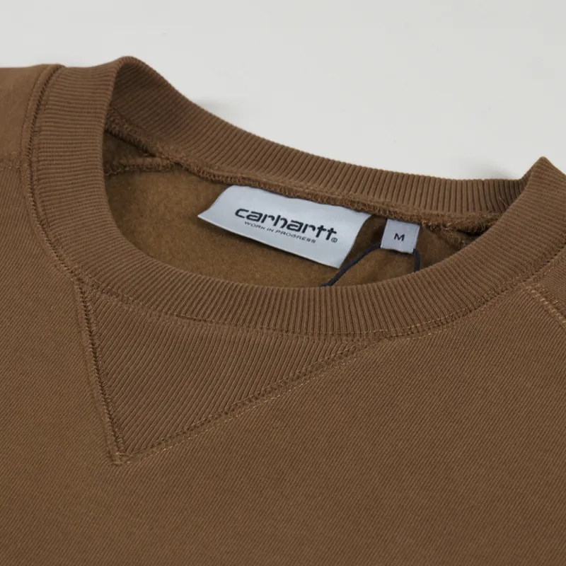 Carhartt WIP Chase Sweatshirt Tamarind Gold-2