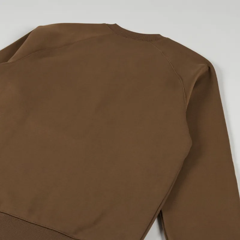 Carhartt WIP Chase Sweatshirt Tamarind Gold-5