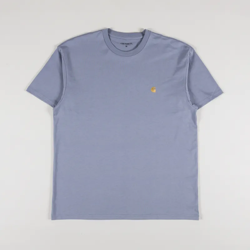 Carhartt WIP Chase T Shirt Mirror Gold