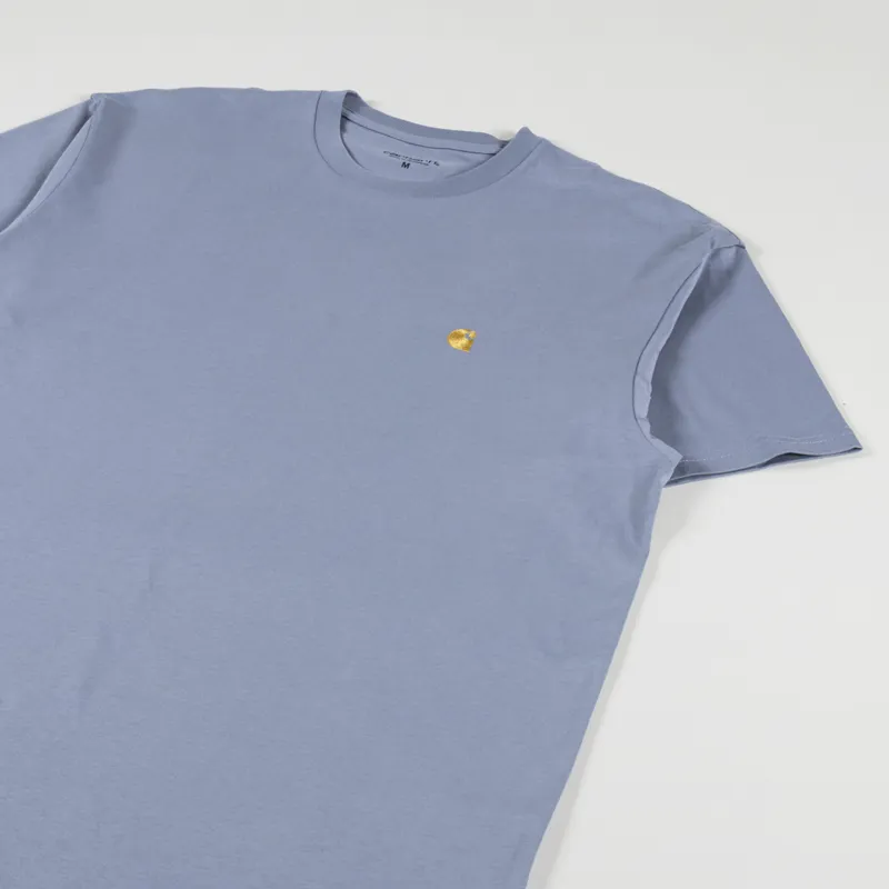 Carhartt WIP Chase T Shirt Mirror Gold-1