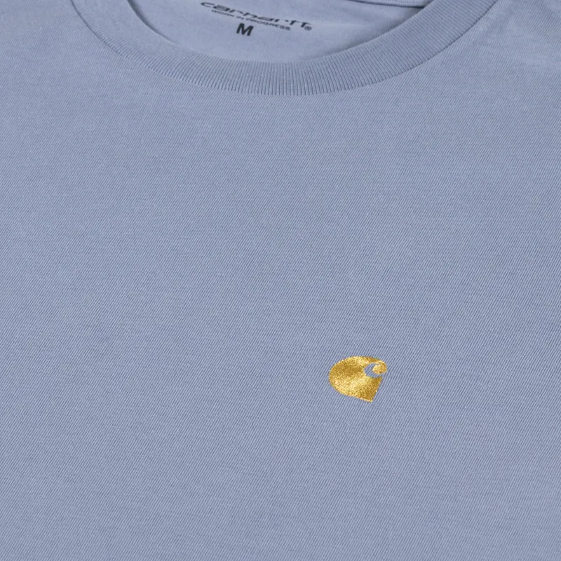 Carhartt WIP Chase T Shirt Mirror Gold-2