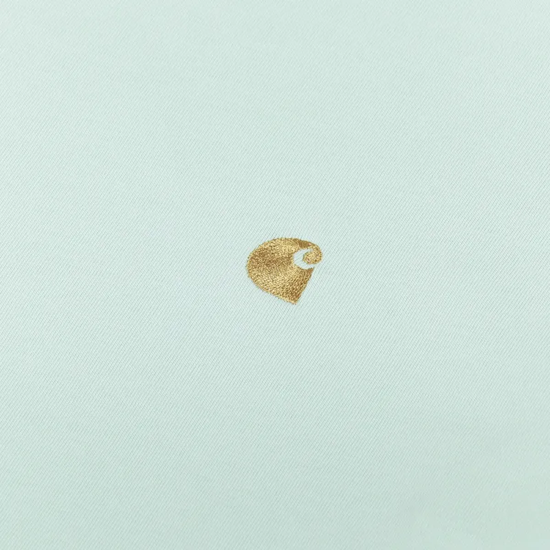 Carhartt WIP Chase T Shirt Pale Spearmint Gold-1