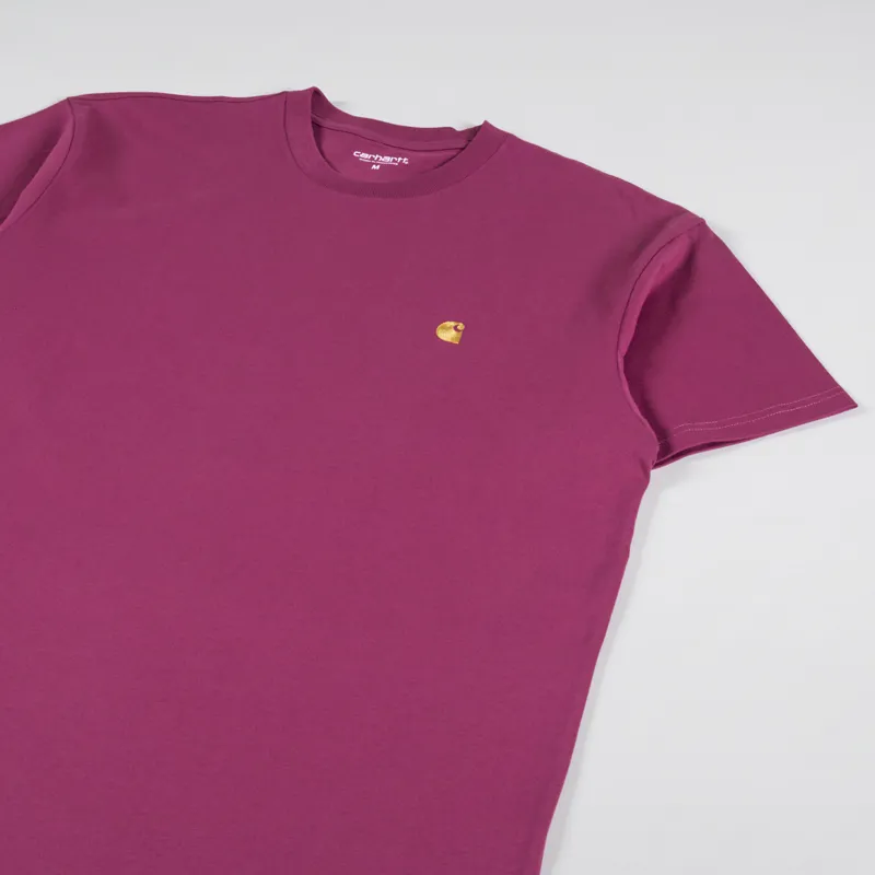 Carhartt WIP Chase T Shirt Punch Gold-2