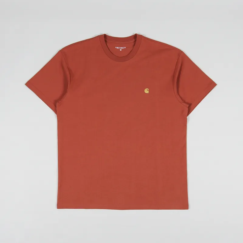 Carhartt WIP Chase T Shirt Phoenix Gold