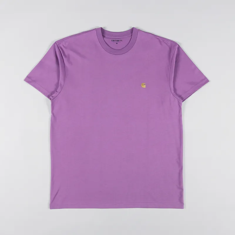 Carhartt WIP Chase T Shirt Violanda Gold