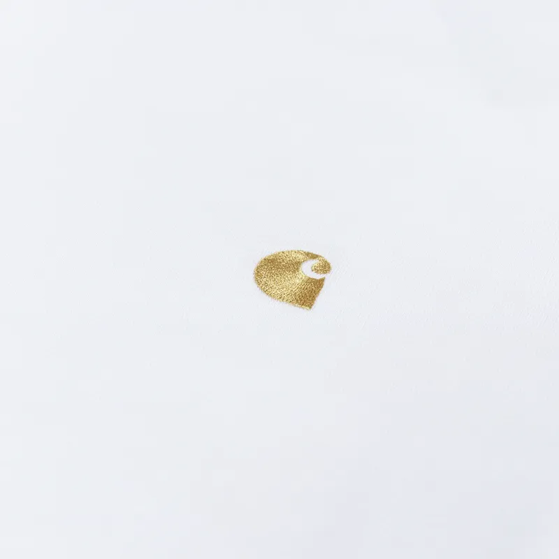 Carhartt WIP Chase T Shirt White Gold-1